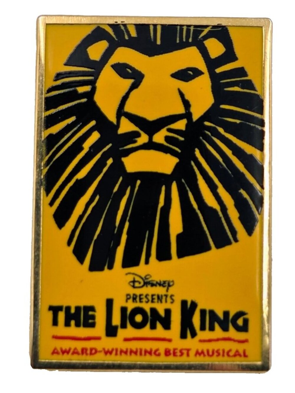 Disney Presents The Lion King The Broadway Musical Souvenir Lapel Pin Read